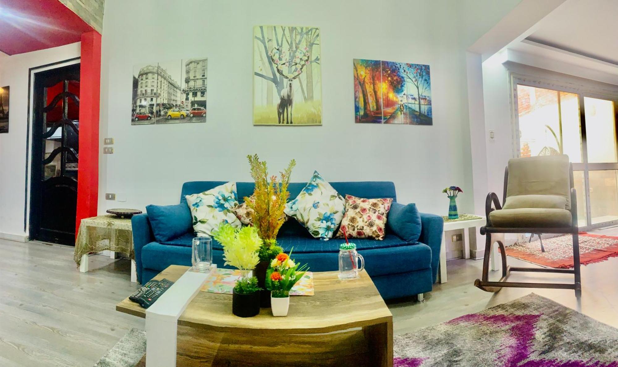Apartment With A Private Garden In New Kahire Dış mekan fotoğraf