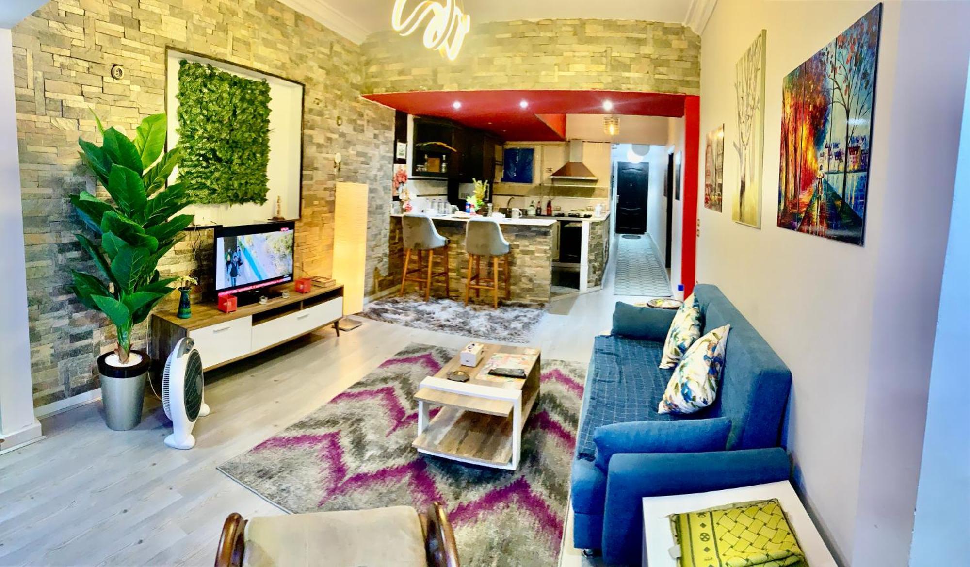 Apartment With A Private Garden In New Kahire Dış mekan fotoğraf
